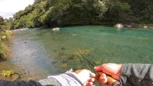 Video thumb for Big  Brown Trout and Raft Fishing