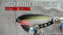 Video thumb for Jiggy rattle baitfish fly