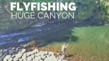 Video thumb for Climbed down huge waterfall to fish