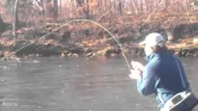 Video thumb for NEPA Winter Fly Fishing