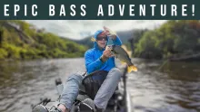 Video thumb for Kayak Fly Fishing for Big River Bass