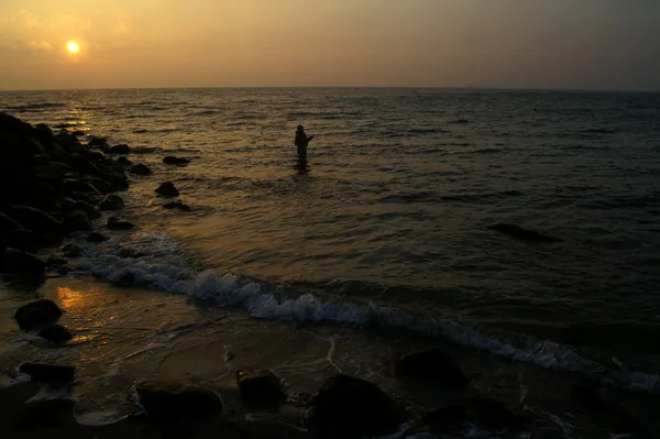 Sundown - Quite a setting to fish, huh? No reason to complain about that!